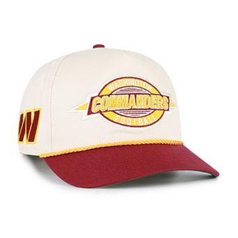 Youth '47 Natural/Burgundy Washington Commanders Freemont Hitch Adjustable Hat