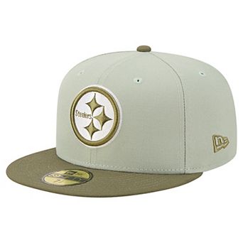 Men's New Era Light Green/Olive Pittsburgh Steelers Color Pack 59FIFTY Fitted Hat