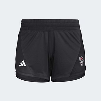 Women's adidas Black NC State Wolfpack D4T Woven Training Shorts