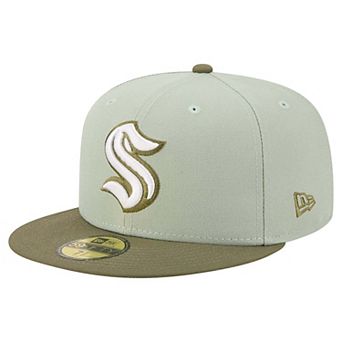 Men's New Era Sage Green/Olive Seattle Kraken Color Pack 59FIFTY Fitted Hat