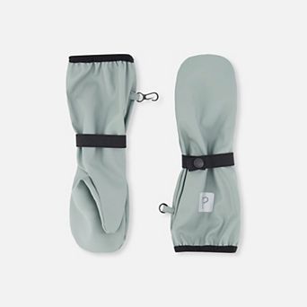 Big Kids Unisex Extended Cuff Rain Mittens with Adjustable Wrist