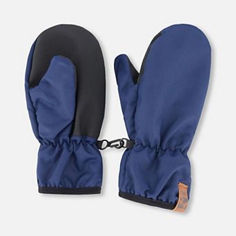 Toddlers Unisex Textured Palm Mid-Season Mittens with Adjustable Wrist