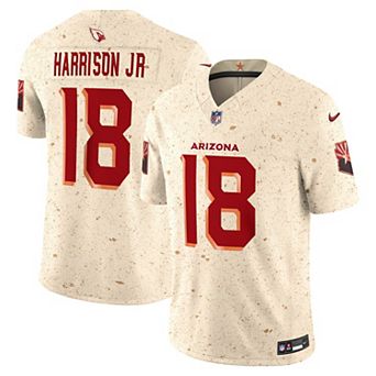 Men's Nike Marvin Harrison Jr. Natural Arizona Cardinals 2025 Rivalries Collection Stitched Limited Jersey