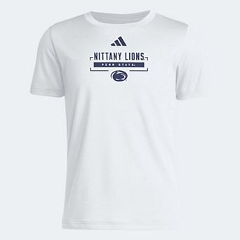 Youth adidas White Penn State Nittany Lions Pregame Performance T-Shirt