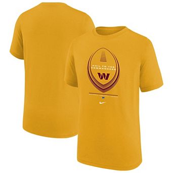 Youth Nike Gold Washington Commanders Icon Legend Dri-FIT T-Shirt