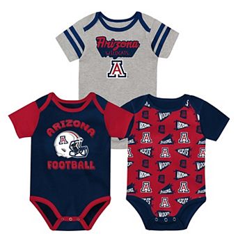 Newborn Outerstuff Navy Arizona Wildcats Star Player Three-Piece Bodysuit Set