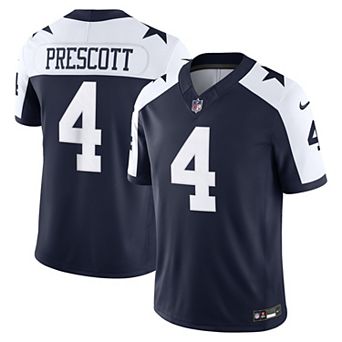 Men's Nike Dak Prescott Navy Dallas Cowboys Alternate Vapor F.U.S.E. Stitched Limited Jersey