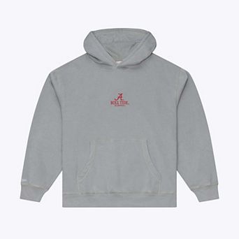 Men's Mitchell & Ness Gray Alabama Crimson Tide Core Icon Fleece Hoodie