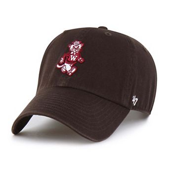 Men's '47 Brown Washington State Cougars Vault Clean Up Adjustable Hat
