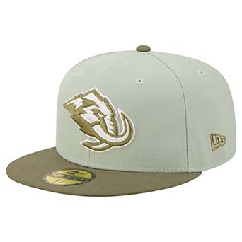 Men's New Era Sage Green/Olive Utah Mammoth Color Pack 59FIFTY Fitted Hat
