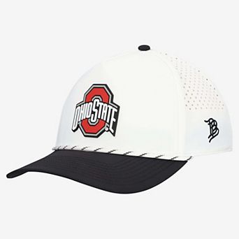 Men's Branded Bills White/Black Ohio State Buckeyes Classic Adjustable Rope Hat