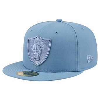 Men's New Era Blue Las Vegas Raiders Color Pack 59FIFTY Fitted Hat