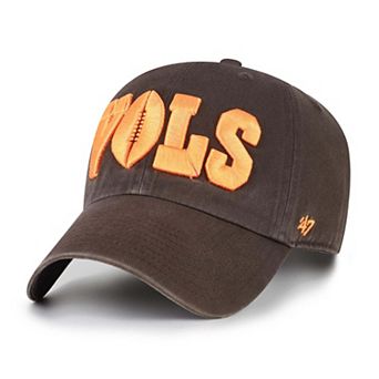 Men's '47 Brown Tennessee Volunteers Vault Clean Up Adjustable Hat