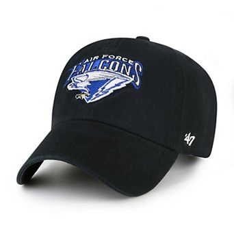 Men's '47 Black Air Force Falcons Vault Clean Up Adjustable Hat