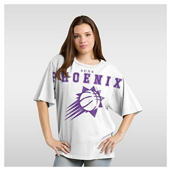 Women's Fanatics White Phoenix Suns Spirit Relaxed Jersey T-Shirt