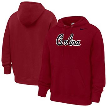 Men's Nike Garnet South Carolina Gamecocks Script Club Fleece Hoodie