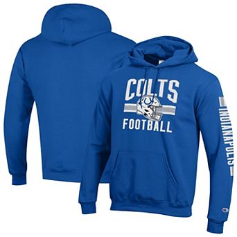 Men's Champion Royal Indianapolis Colts Powerblend Hoodie