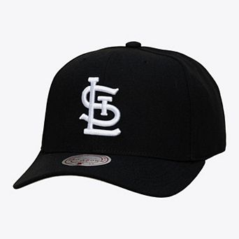 Men's Mitchell & Ness Black St. Louis Cardinals Pro Crown Snapback