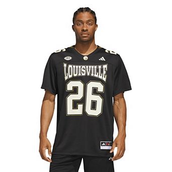 Men's adidas #26 Black Louisville Cardinals For the Ville Premier Strategy Jersey