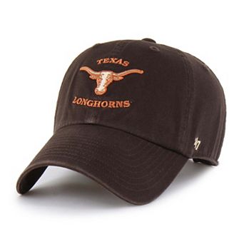 Men's '47 Brown Texas Longhorns Vault Clean Up Adjustable Hat