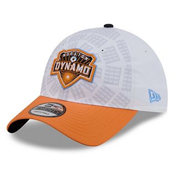 Men's New Era White/Orange Houston Dynamo FC 2026 Third Jersey Hook 9TWENTY Adjustable Hat