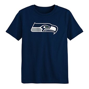 Preschool Outerstuff College Navy Seattle Seahawks Primary Logo T-Shirt