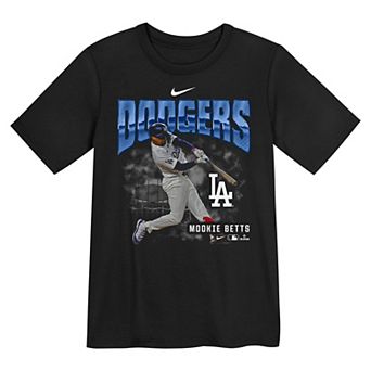 Preschool Nike Mookie Betts Black Los Angeles Dodgers Oversized Action T-Shirt