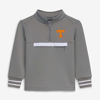 Toddler Garb Gray Tennessee Volunteers Atlas Quarter-Zip Tri-Blend Pullover