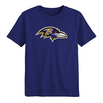 Preschool Outerstuff Purple Baltimore Ravens Primary Logo T-Shirt