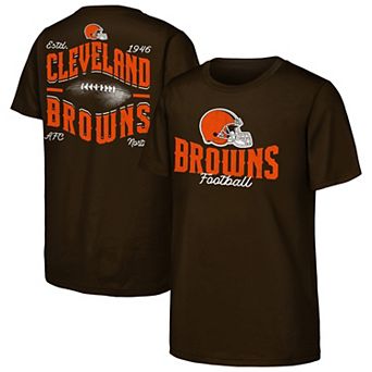 Youth Outerstuff Brown Cleveland Browns Top Pick T-Shirt