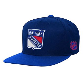 Youth Mitchell & Ness Blue New York Rangers Legendary Snapback Hat