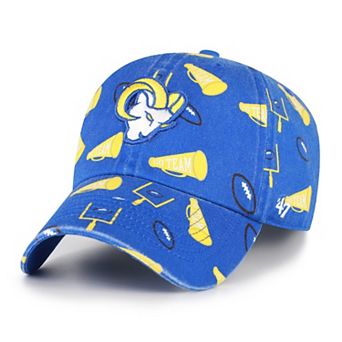 Youth '47 Royal Los Angeles Rams Stomping Ground Clean Up Adjustable Hat