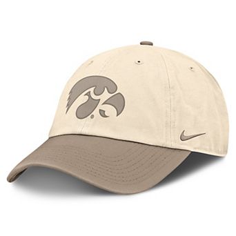Men's Nike Natural/Khaki Iowa Hawkeyes Two-Tone Club Adjustable Hat