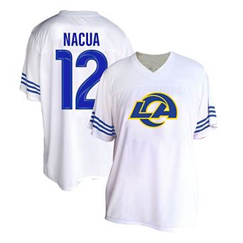 Women's Fanatics Puka Nacua White Los Angeles Rams Plus Size Fashion Jersey