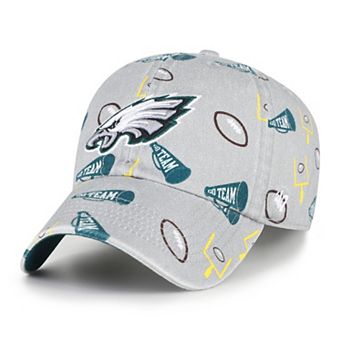 Youth '47 Gray Philadelphia Eagles Stomping Ground Clean Up Adjustable Hat