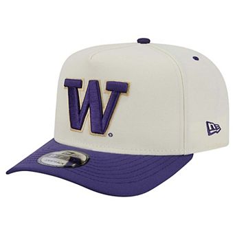 Unisex New Era White/Purple Washington Huskies A-Frame 9FIFTY Snapback Hat