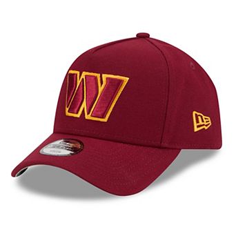Youth New Era Burgundy Washington Commanders 9FORTY A-Frame Adjustable Hat