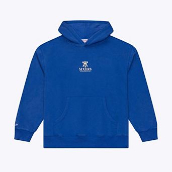 Men's Mitchell & Ness Royal Philadelphia 76ers Core Fleece Hoodie