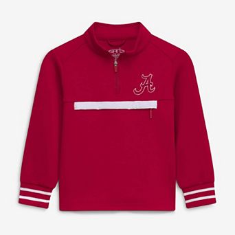 Toddler Garb Crimson Alabama Crimson Tide Atlas Quarter-Zip Tri-Blend Pullover
