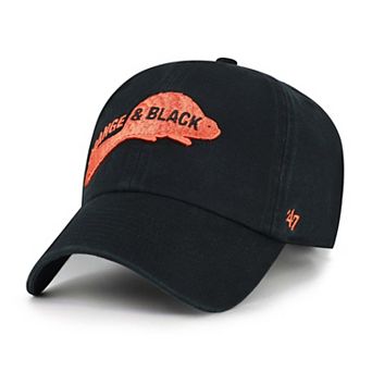 Men's '47 Black Oregon State Beavers Vault Clean Up Adjustable Hat