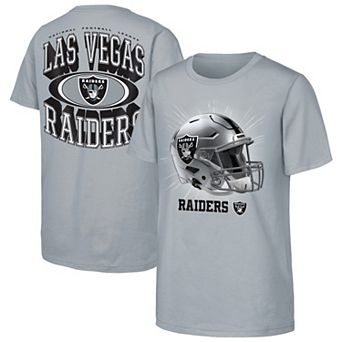 Youth Outerstuff Silver Las Vegas Raiders Winning Mentality T-Shirt