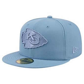Men's New Era Blue Kansas City Chiefs Color Pack 59FIFTY Fitted Hat