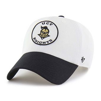 Unisex '47 White/Black UCF Knights Pique Patch Clean Up Adjustable Hat