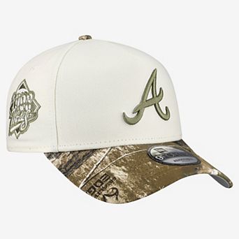 Men's New Era Cream/Realtree Camo Atlanta Braves 9FORTY A-Frame Adjustable Hat