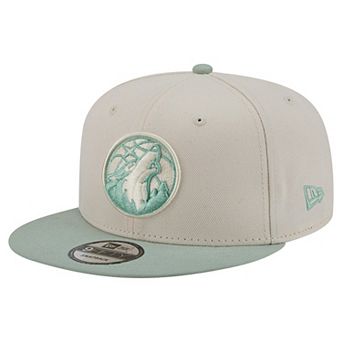 Men's New Era Cream/Light Green Minnesota Timberwolves Color Pack 9FIFTY Snapback Hat