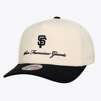 Men's Mitchell & Ness Cream/Black San Francisco Giants Flawless Stretch Snapback Hat