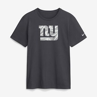 Men's Nike Anthracite New York Giants Fractal Logo T-Shirt