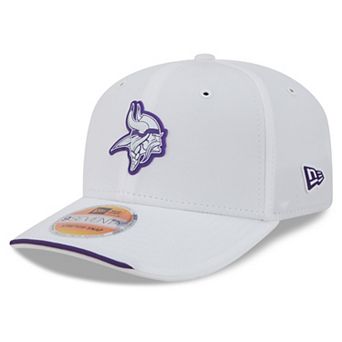 Men's New Era White Minnesota Vikings 2026 Sideline 9SEVENTY Adjustable Hat