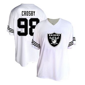 Women's Fanatics Maxx Crosby White Las Vegas Raiders Plus Size Fashion Jersey