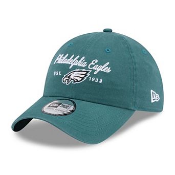 Women's New Era Midnight Green Philadelphia Eagles Script Casual Classic Adjustable Hat